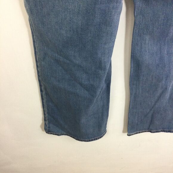 Old Navy Women Mid Rise Kicker Boot Cut Denim Jeans Willow Blue Plus Size 26 NWT - Picture 12 of 15